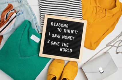 Sustainable Fashion on a Budget: Thrift Store and Secondhand Finds.