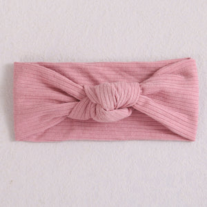 New Colors Knit Baby Headbands Rib Bow Elastic Soft Newborn Headbands for Baby Girl Children Turban Infant Kids Hair Accessories | TageUnlimited