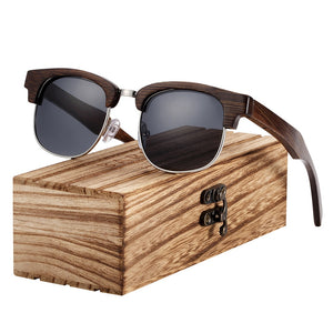 BARCUR Wood Polarized Sunglasses Bamboo Wooden Sunglasses Beach Oculos de sol | TageUnlimited