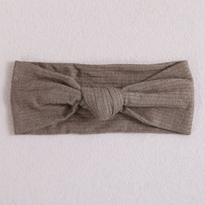 New Colors Knit Baby Headbands Rib Bow Elastic Soft Newborn Headbands for Baby Girl Children Turban Infant Kids Hair Accessories | TageUnlimited