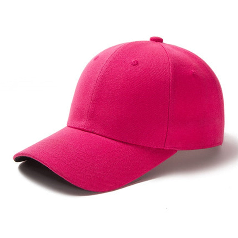 Unisex Cap Casual Plain Mesh Baseball Cap Adjustable Snapback Hats.