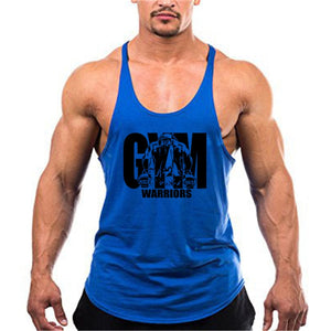 Summer Y Back Gym Stringer Tank Top Men Cotton Clothing Bodybuilding Sleeveless Shirt Fitness Vest Muscle Singlets Workout Tank | TageUnlimited