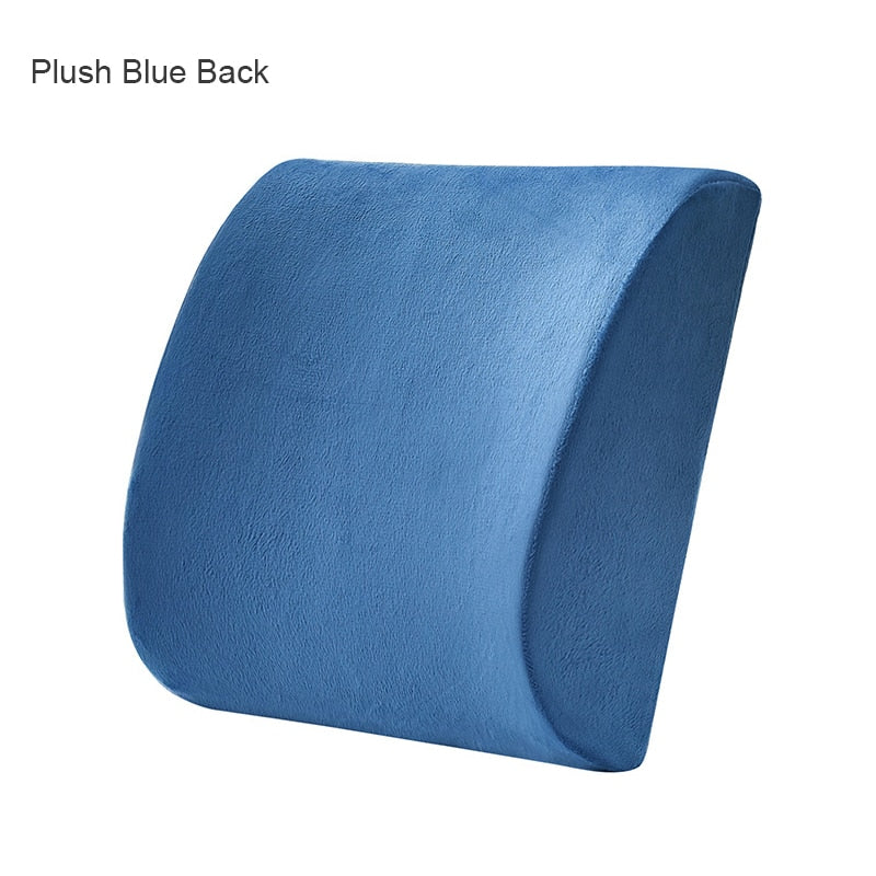 Orthopedics Hemorrhoids Seat Cushion Memory Foam Car Rebound Cushion Office Chair Lumbar Support Pain Relief Breathable Pillow | TageUnlimited