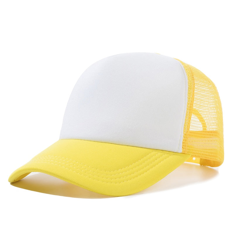 Unisex Cap Casual Plain Mesh Baseball Cap Adjustable Snapback Hats. | TageUnlimited