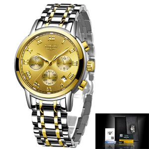New Fashion Women Watches LIGE Top Brand Ladies Luxury Creative Steel Women Bracelet Watches Female Quartz Waterproof Watch Gift | TageUnlimited