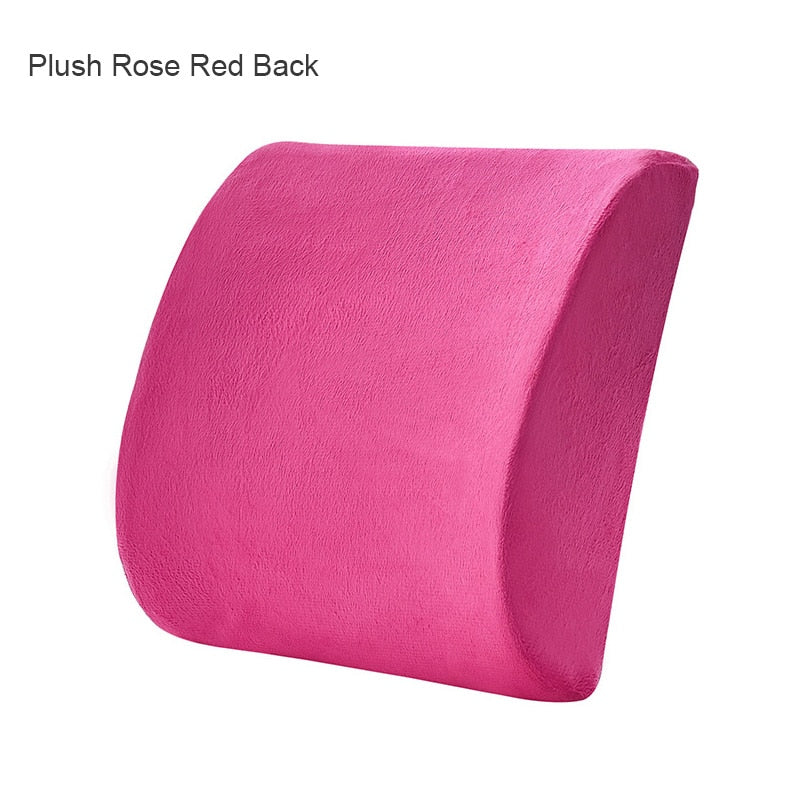 Orthopedics Hemorrhoids Seat Cushion Memory Foam Car Rebound Cushion Office Chair Lumbar Support Pain Relief Breathable Pillow | TageUnlimited