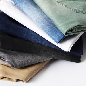 New Men Skinny White Jeans Fashion Casual Elastic Cotton Slim Denim Pants Male Brand Clothing Black Gray Khaki | TageUnlimited