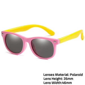 LongKeeper Kids Polarized Sunglasses TR90 Boys Girls Sun Glasses Silicone Safety Glasses Gift For Children Baby UV400 Eyewear | TageUnlimited