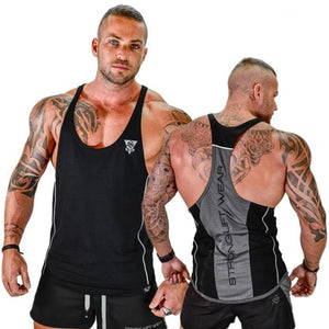 Mens Bodybuilding Tank top Gyms Fitness sleeveless shirt New Male Cotton clothing Fashion Singlet vest Undershirt | TageUnlimited