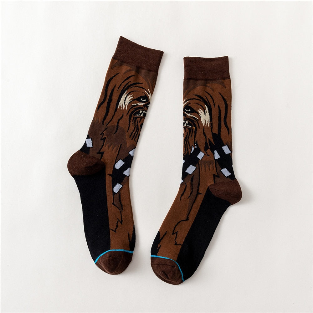 Star Wars Movie Stocking Master Yoda R2-D2 Cosplay Socks WookieNovelty Men&#39;s Women&#39;s Socks Spring Autumn Winter | TageUnlimited