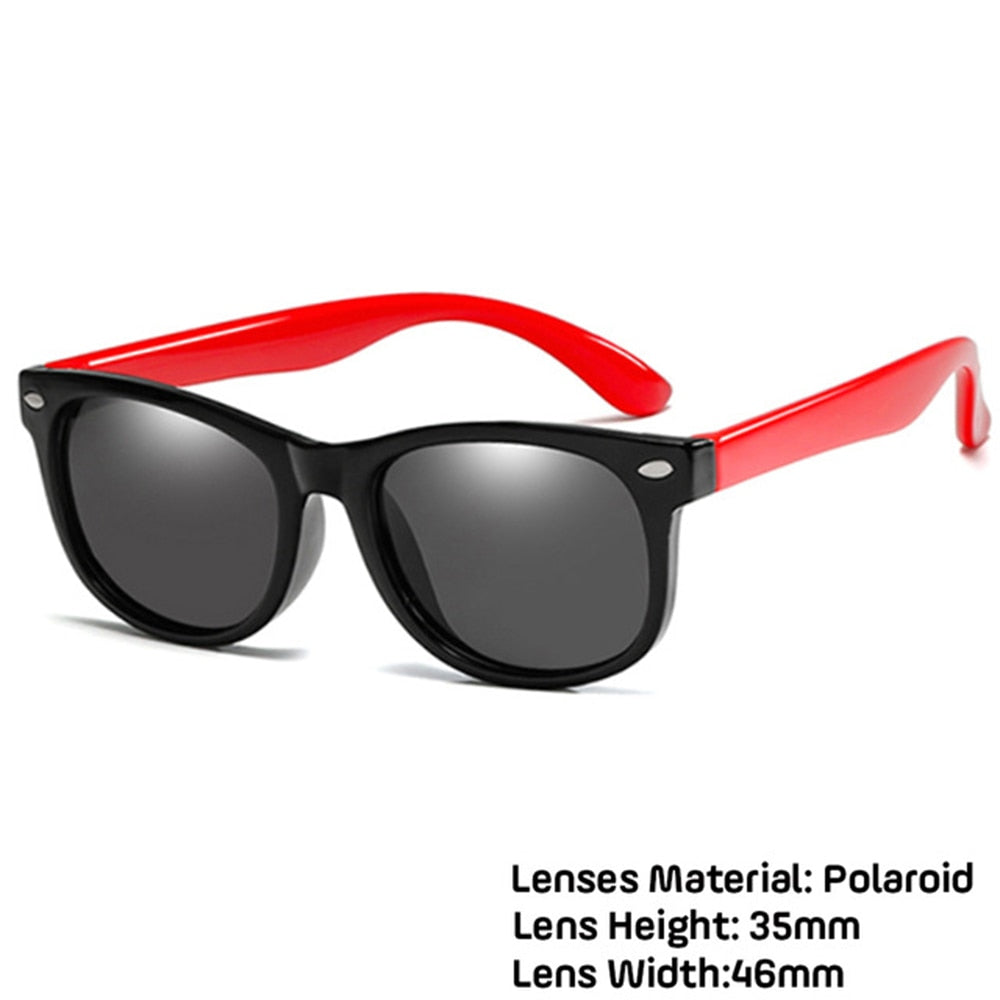 LongKeeper Kids Polarized Sunglasses TR90 Boys Girls Sun Glasses Silicone Safety Glasses Gift For Children Baby UV400 Eyewear | TageUnlimited