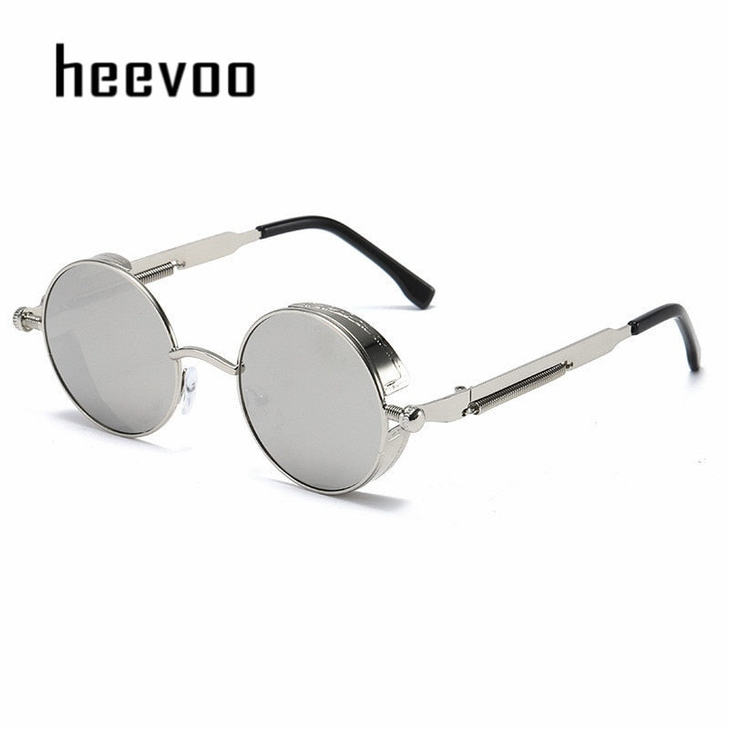 Metal Steampunk Sunglasses Men Women Fashion Round Glasses Brand Designer Vintage Sun Glasses High Quality | TageUnlimited