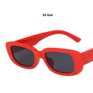 Small Rectangle Sunglasses Women Oval Vintage Brand Designer Square Sun Glasses For Women Shades Female Eyewear Anti-glare UV400 | TageUnlimited