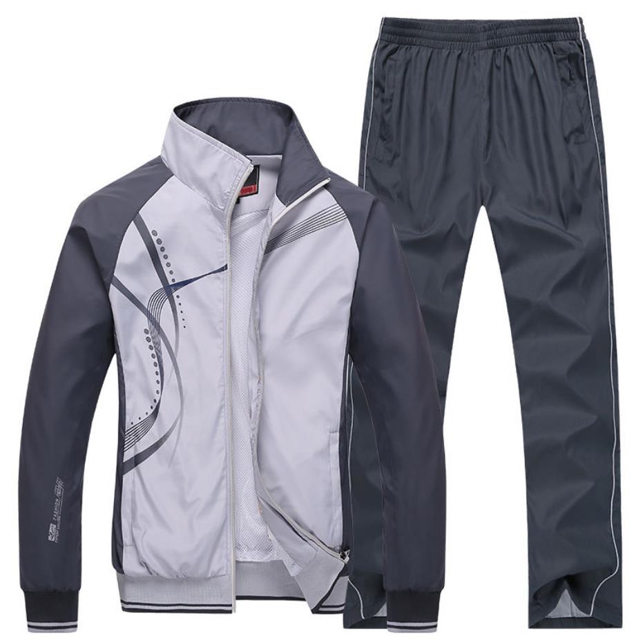 NEW Tracksuit Men Plus Size 4XL Spring Autumn Two Piece Clothing Sets Casual Track Suit Sportswear Sweatsuits | TageUnlimited