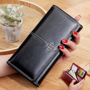 Women wallet made of leather Wallets Three fold VINTAGE Womens purses mobile phone Purse Female Coin Purse Carteira Feminina | TageUnlimited