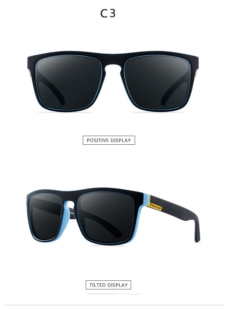 New Fashion Guy Sun Glasses Polarized Sunglasses Men Classic Design Mirror Square Ladies Sun Glasses Women | TageUnlimited