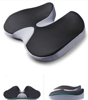 Cushion Non-Slip Orthopedic Memory Foam Coccyx Cushion for Tailbone Sciatica back Pain relief Comfort Office Chair Car Seat | TageUnlimited