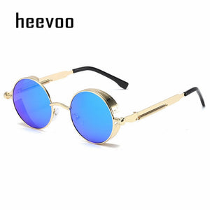 Metal Steampunk Sunglasses Men Women Fashion Round Glasses Brand Designer Vintage Sun Glasses High Quality | TageUnlimited