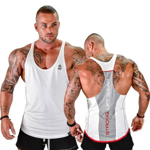 Mens Bodybuilding Tank top Gyms Fitness sleeveless shirt New Male Cotton clothing Fashion Singlet vest Undershirt | TageUnlimited