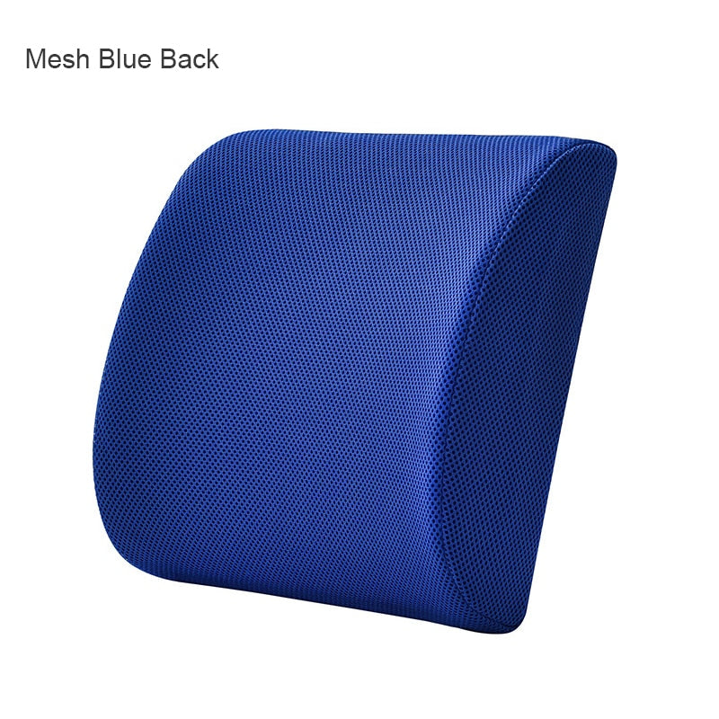 Orthopedics Hemorrhoids Seat Cushion Memory Foam Car Rebound Cushion Office Chair Lumbar Support Pain Relief Breathable Pillow | TageUnlimited
