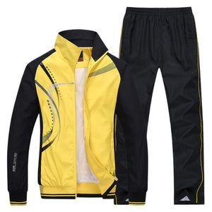 Tracksuit Men Plus Size 4XL Spring Autumn Two Piece Clothing Sets Casual Track Suit Sportswear Sweatsuits | TageUnlimited