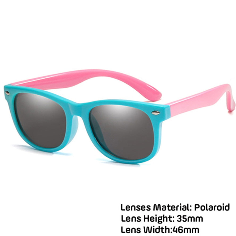 LongKeeper Kids Polarized Sunglasses TR90 Boys Girls Sun Glasses Silicone Safety Glasses Gift For Children Baby UV400 Eyewear | TageUnlimited