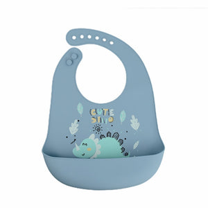 Waterproof Baby Bibs Soft Silicone Scarf Cute Cartoon Brint Baby Items Boys And Girls Adjustable Bibs Burp Sloths | TageUnlimited