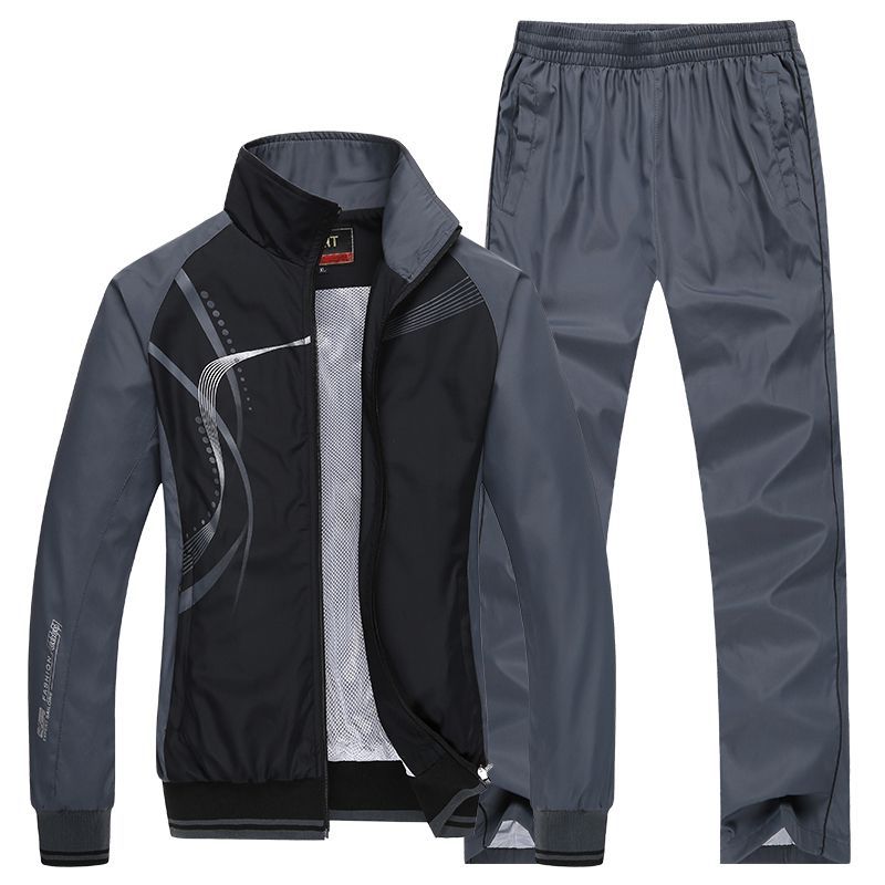 Men's Sportswear New Spring Autumn Tracksuit  High Quality Sets  Jacket+Pant Sweatsuit Male Fashion Print Clothing Size L-5XL | TageUnlimited