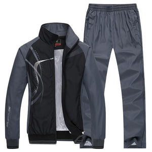 Men's Sportswear New Spring Autumn Tracksuit  High Quality Sets  Jacket+Pant Sweatsuit Male Fashion Print Clothing Size L-5XL | TageUnlimited