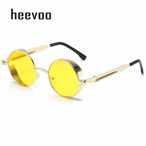 Metal Steampunk Sunglasses Men Women Fashion Round Glasses Brand Designer Vintage Sun Glasses High Quality | TageUnlimited