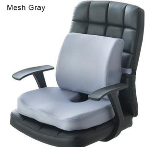 Orthopedics Hemorrhoids Seat Cushion Memory Foam Car Rebound Cushion Office Chair Lumbar Support Pain Relief Breathable Pillow | TageUnlimited