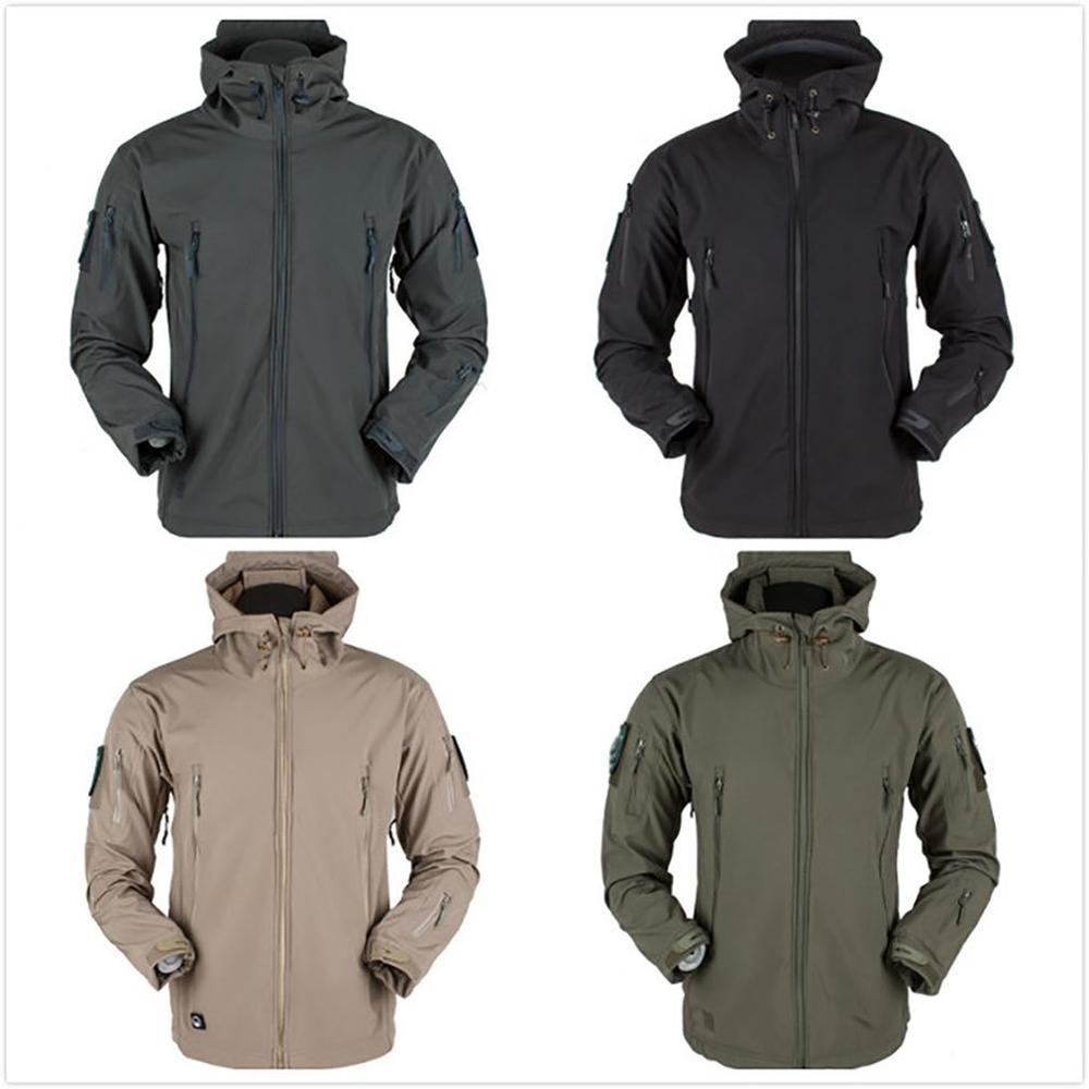 Men jacket Outdoor Soft Shell Fleece Men And Women&#39;s Windproof  Waterproof Breathable And Thermal Three In One Youth Hooded | TageUnlimited