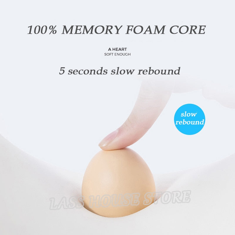 Orthopedics Hemorrhoids Seat Cushion Memory Foam Car Rebound Cushion Office Chair Lumbar Support Pain Relief Breathable Pillow | TageUnlimited