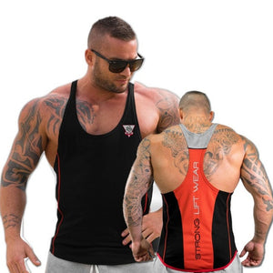 Mens Bodybuilding Tank top Gyms Fitness sleeveless shirt New Male Cotton clothing Fashion Singlet vest Undershirt | TageUnlimited