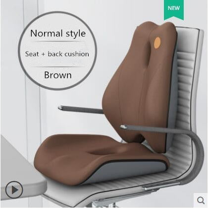 Memory Foam Seat Cushion Orthopedic Pillow Coccyx Office Chair Cushion Support Waist Back Pillow Car Seat Hip Massage Pad Sets | TageUnlimited