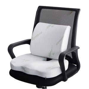 Orthopedics Hemorrhoids Seat Cushion Memory Foam Car Rebound Cushion Office Chair Lumbar Support Pain Relief Breathable Pillow | TageUnlimited