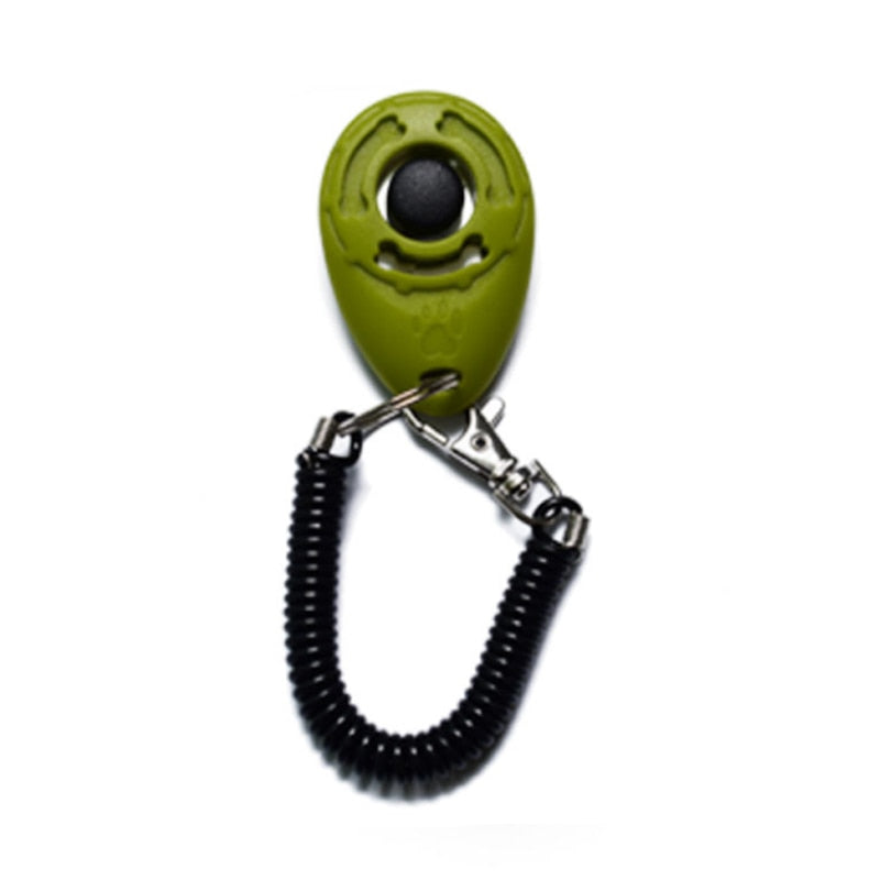 Dog Training Clicker Pet Cat Plastic New Dogs Click Trainer Aid Tools Adjustable Wrist Strap Sound Key Chain Dog Supplies | TageUnlimited