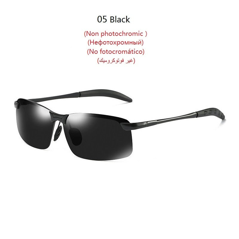 Photochromic Sunglasses Men Polarized Driving Chameleon Glasses Male Change Color Sun Glasses Day Night Vision Driver&#39;s Eyewear | TageUnlimited