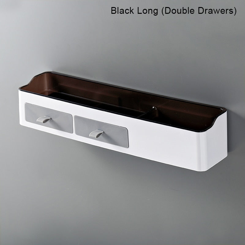 Punch-free Bathroom Organizer Rack Shampoo Cosmetic Storage Rack Bath kitchen Towel Holder Household Items Bathroom Accessories | TageUnlimited