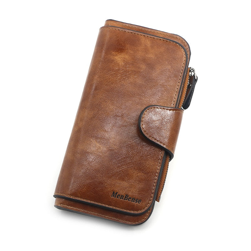 Women wallet made of leather Wallets Three fold VINTAGE Womens purses mobile phone Purse Female Coin Purse Carteira Feminina | TageUnlimited