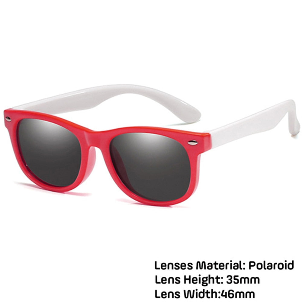 LongKeeper Kids Polarized Sunglasses TR90 Boys Girls Sun Glasses Silicone Safety Glasses Gift For Children Baby UV400 Eyewear | TageUnlimited
