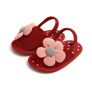 Newborn Toddler Baby Infant Shoes Cute Striped Kids Girl Summer Soft Sole Bow Sandal Shoes 0-18M | TageUnlimited