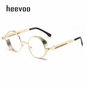 Metal Steampunk Sunglasses Men Women Fashion Round Glasses Brand Designer Vintage Sun Glasses High Quality | TageUnlimited