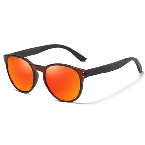 Polarized Sunglasses Men Women  Brand  Wooden Sunglasses Women Round frame Classic Sunglasses | TageUnlimited