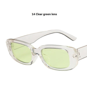Small Rectangle Sunglasses Women Oval Vintage Brand Designer Square Sun Glasses For Women Shades Female Eyewear Anti-glare UV400 | TageUnlimited