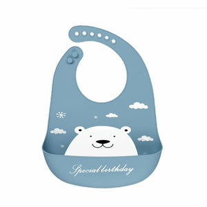 Waterproof Baby Bibs Soft Silicone Scarf Cute Cartoon Brint Baby Items Boys And Girls Adjustable Bibs Burp Sloths | TageUnlimited
