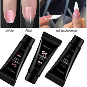 5pcs Quick Builder Nail Kits Finger Poly Extension Nail Gel Manicure Soak Off Crystal Gel Nail Polish No Pain Acrylic Gel GL1791 | TageUnlimited