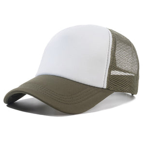 Unisex Cap Casual Plain Mesh Baseball Cap Adjustable Snapback Hats. | TageUnlimited