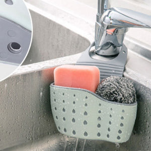Kitchen Gadgets Portable Basket Home Kitchen Hanging Drain Basket Bag Bath Storage Tools Sink Holder Kitchen Accessory Utensils | TageUnlimited