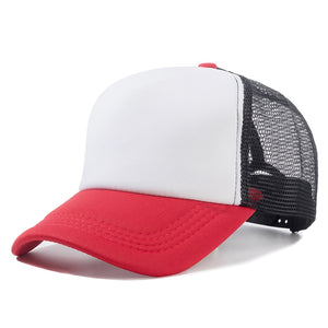 Unisex Cap Casual Plain Mesh Baseball Cap Adjustable Snapback Hats. | TageUnlimited